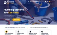Plumbing Agency theme preview