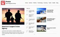 Pontos News Magazine theme preview