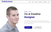 Portfolio Canvas theme preview