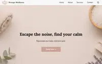 Prespa Wellness theme preview