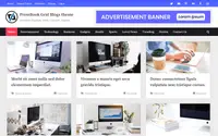 PressBook Grid Blogs theme preview