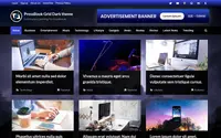 PressBook Grid Dark theme preview