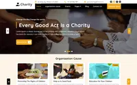 Prime Charity Trust theme preview
