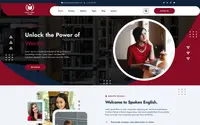Prime English Classes theme preview
