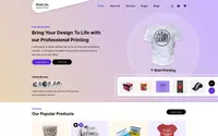 Print On Demand Shop theme preview