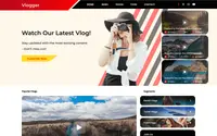 Professional Vlogger theme preview