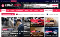 Provo News theme preview