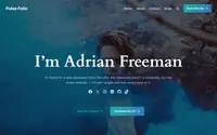 Pulse Folio theme preview