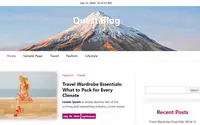 Quest Blog theme preview
