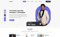 Radiant Portfolio theme preview