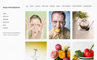 Razia Photography theme preview