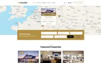 Real Estate Golden theme preview