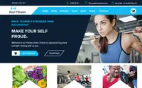 Real Fitness theme preview