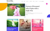 Recent Blog theme preview