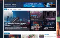 Reliable News theme preview