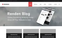 Renden Blog theme preview