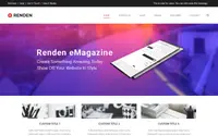 Renden eMagazine theme preview