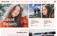 Responsive Blogger theme preview