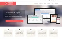 Responsive Brix theme preview