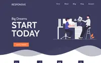 Responsive theme preview