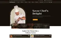 Restaurant Chef theme preview