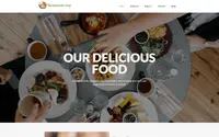 Restaurant Elementor theme preview