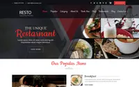 Restaurant Zone theme preview