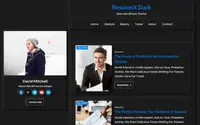 ResumeX Dark theme preview