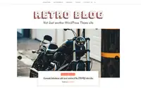 Retro Blog theme preview