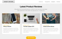 Reviewers Landing Page theme preview