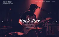 Rock Star theme preview