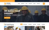 Roofing Contractor theme preview
