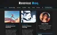Roseville Blog theme preview