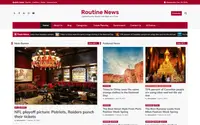 Routine News theme preview
