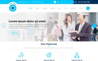 Safha One Page theme preview