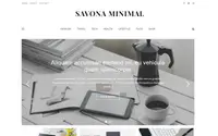 Savona Minimal theme preview