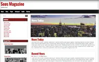 Seos Magazine theme preview
