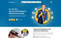 Services Landing Page theme preview