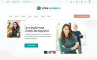 Seva Business theme preview