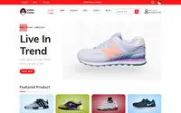 Shoes Store Elementor theme preview