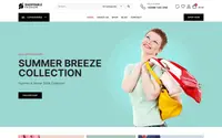 Shoppable Fashion theme preview