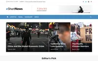 Short News theme preview