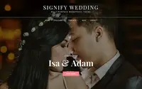 Signify Wedding theme preview