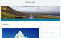 Simple Life theme preview