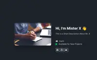 SimpleCharm Portfolio theme preview