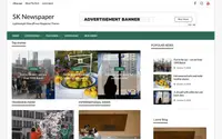 SK Newspaper theme preview