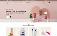 Skincare Cosmetic Store theme preview
