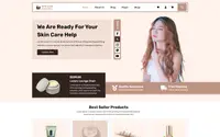 Skincare Product Store theme preview