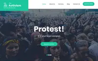 SKT Activism Lite theme preview
