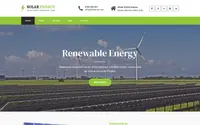 SKT Solar Energy theme preview